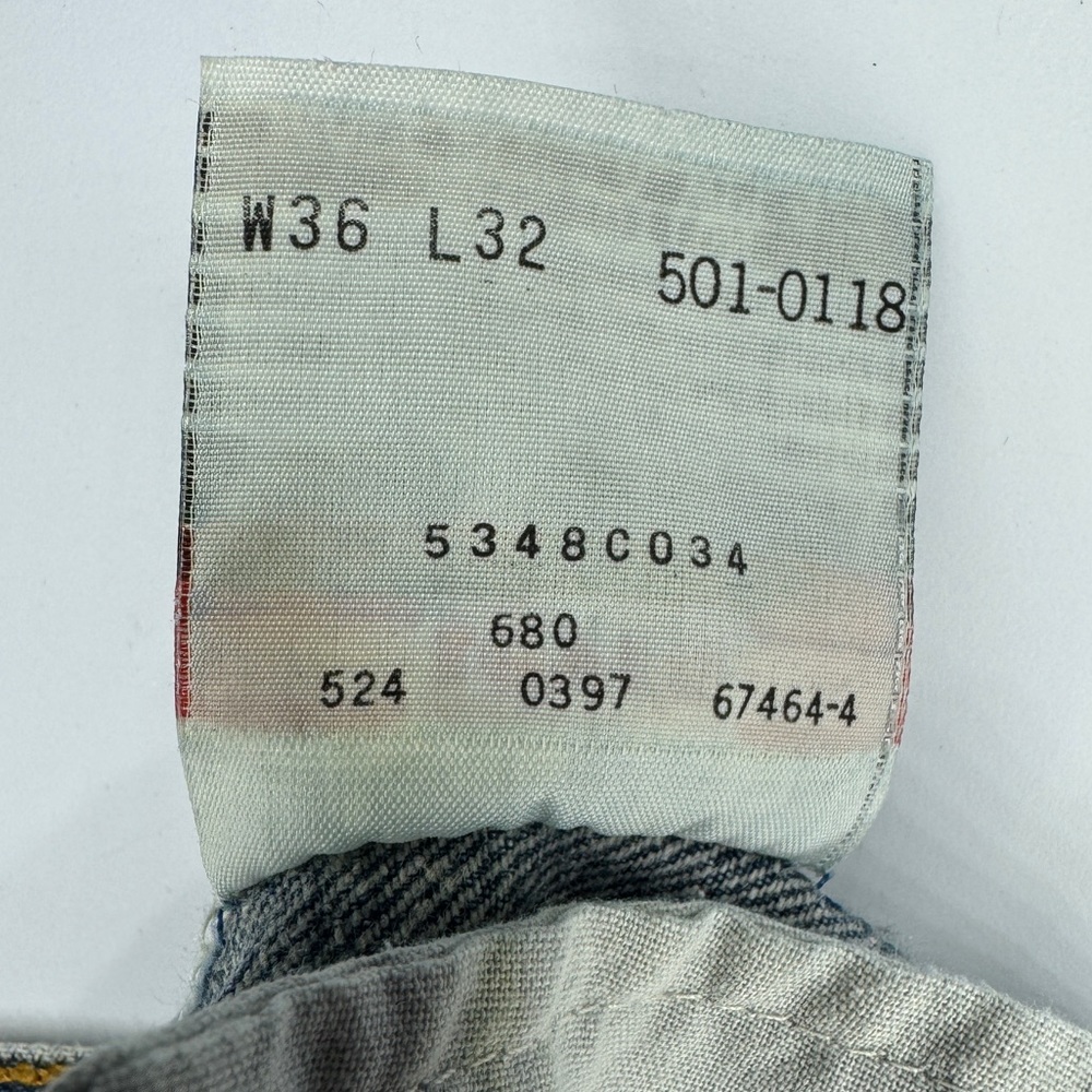 Vintage Levi’s 501 Jeans 36x32 1997 great condition - Picture 4 of 6